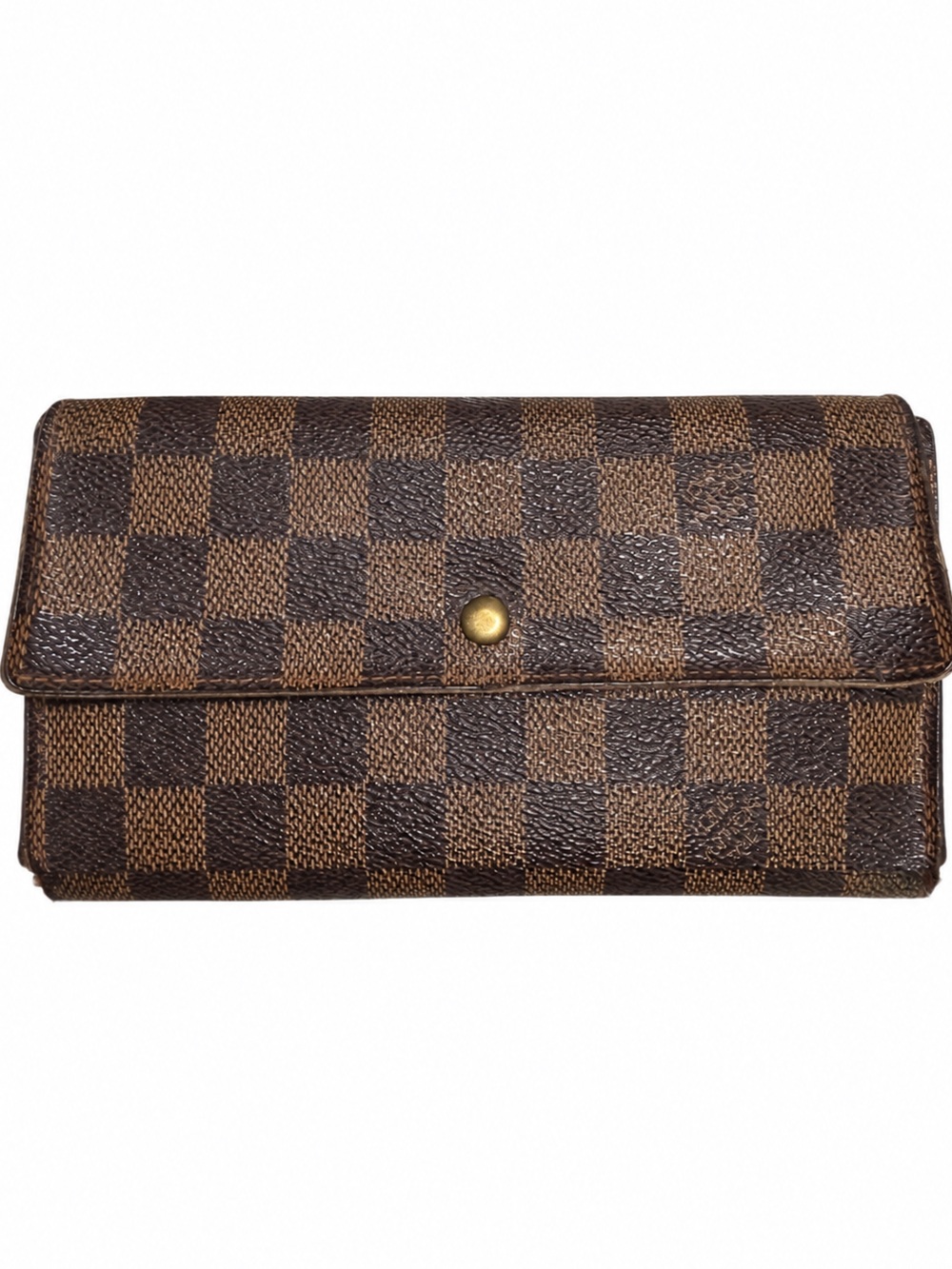 Louis Vuitton Damier Ebene Porte Trésor International long wallet